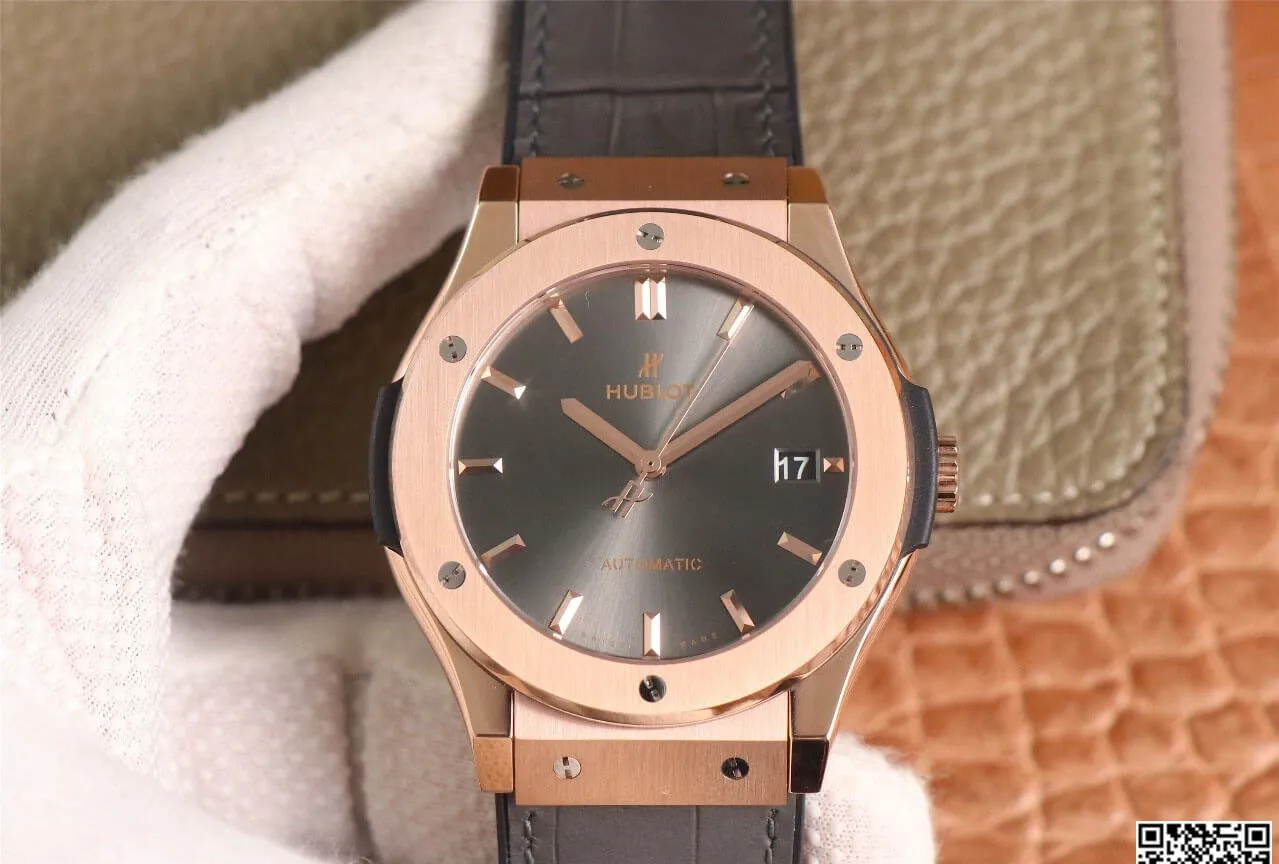 Hublot Classic Fusion 511.OX.7081.LR WWF Factory 1:1 Best Edition Replica Watch Gray Strap